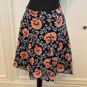 Talbots Floral Skirt - Size 8 - Cotton‎